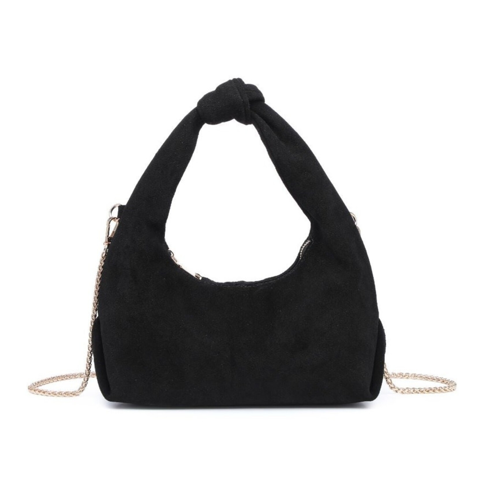 Moda Luxe Grace Suede Shoulder Ba