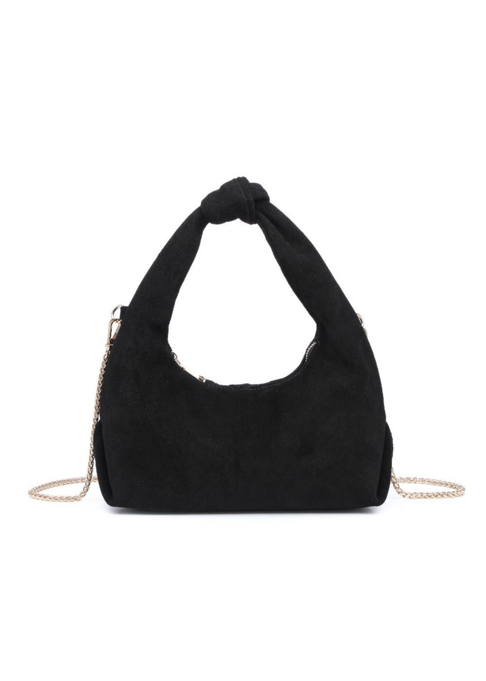 Moda Luxe Grace Suede Shoulder Ba