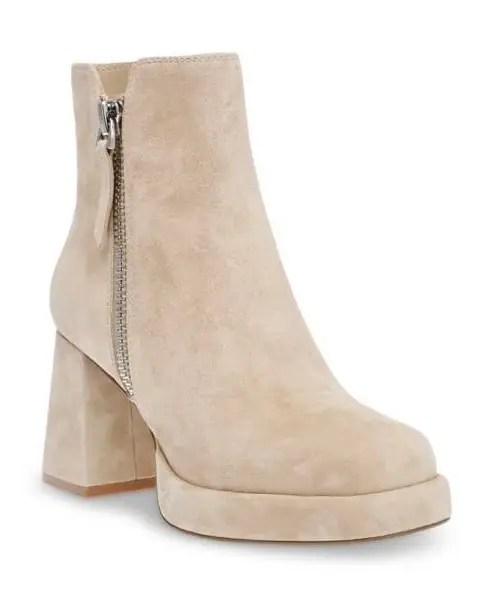 STEVE MADDEN, Cream Women's Ankle Boot