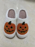 Happy Pumpkin Halloween Slippers