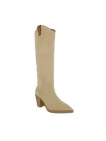 Mia Shoes Archer Western Knee High Boot in Stone by MIA  25% Off