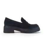 Gabor Chunky Black Nubuck Loafer By Gabor 35.233.17 50% Off