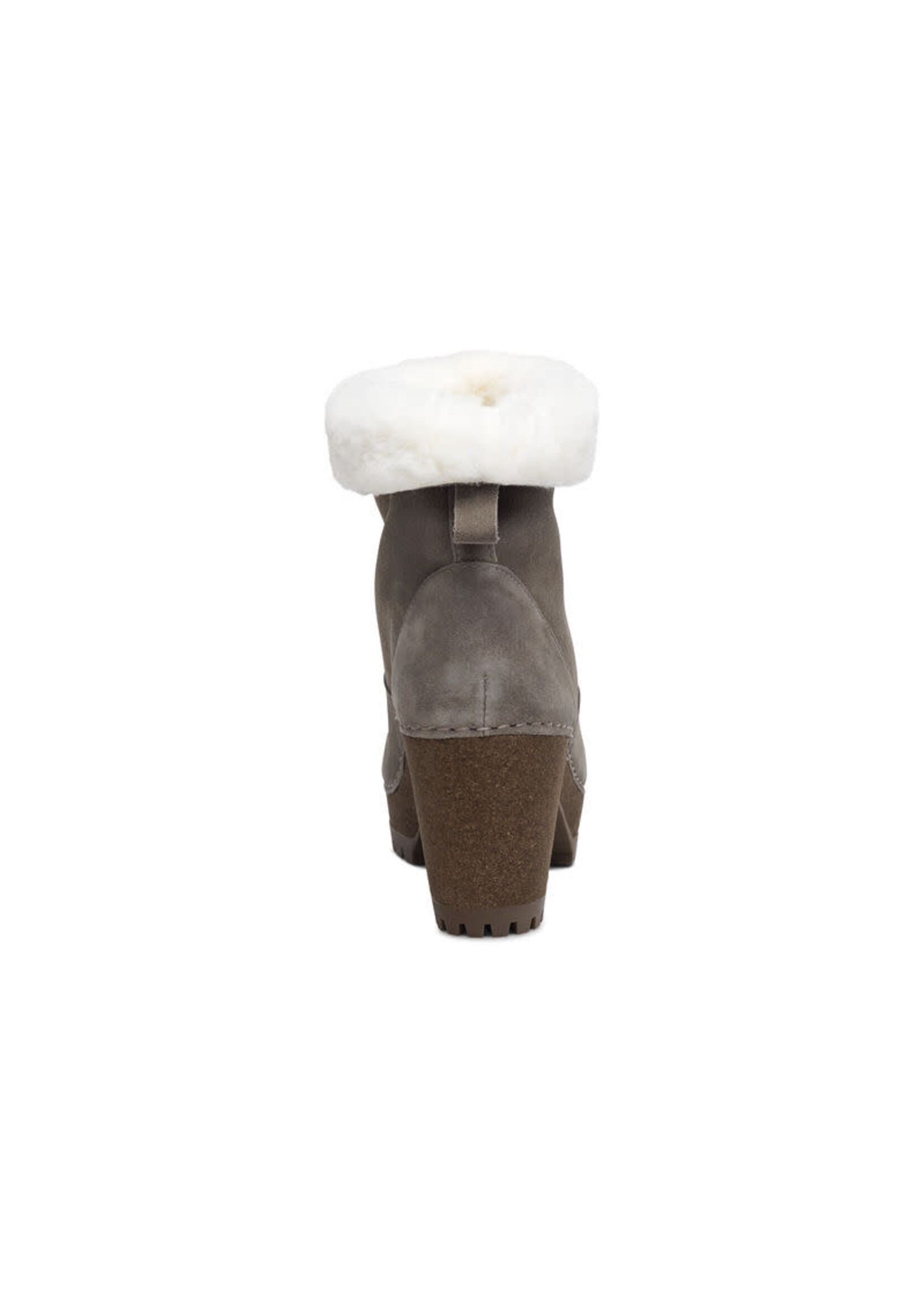 Aetrex Scarlett Boots in Mushroom Suede by Aetrex Water Resistant