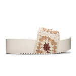 Dirty Laundry Worble Crochet Slide in Cream by Dirty Laundry 10 & 11 Only