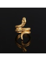 Snake Ring 18k Gold Plated Stainless Hypo Allergenic Reputation