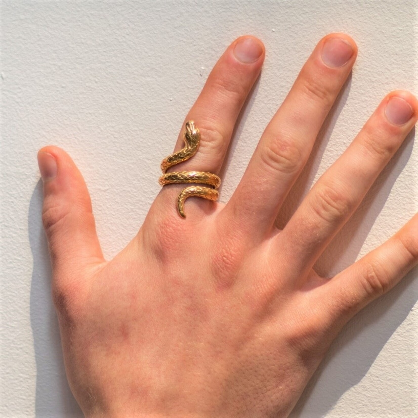 Snake Ring 18k Gold Plated Stainless Hypo Allergenic Reputation