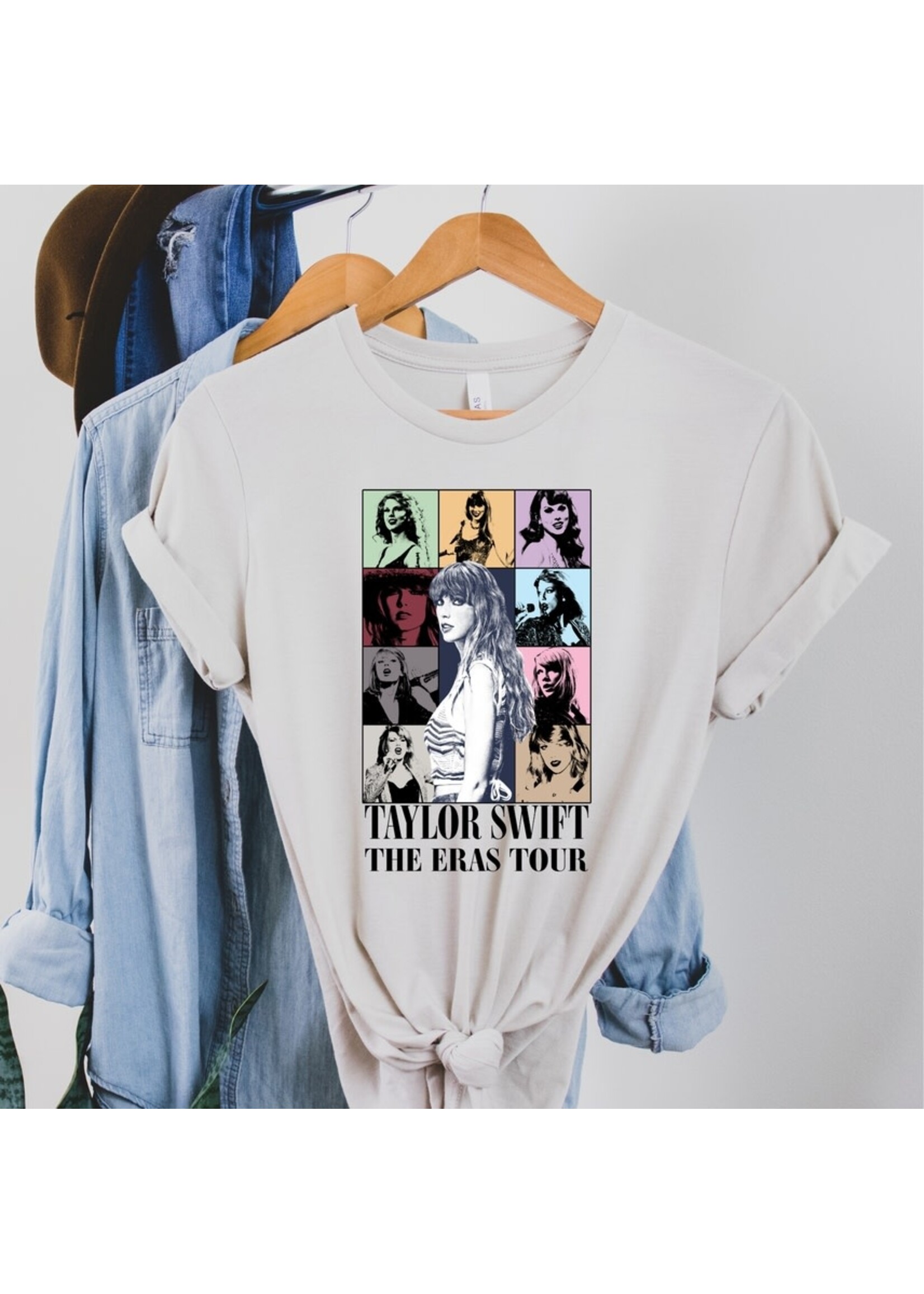 The Eras Tour T-Shirt in Beige Taylor Swiftie
