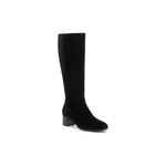 ABEO Avenue Tall Black Suede Boots 2" Heel by ABEO  Size 6 Only No Box