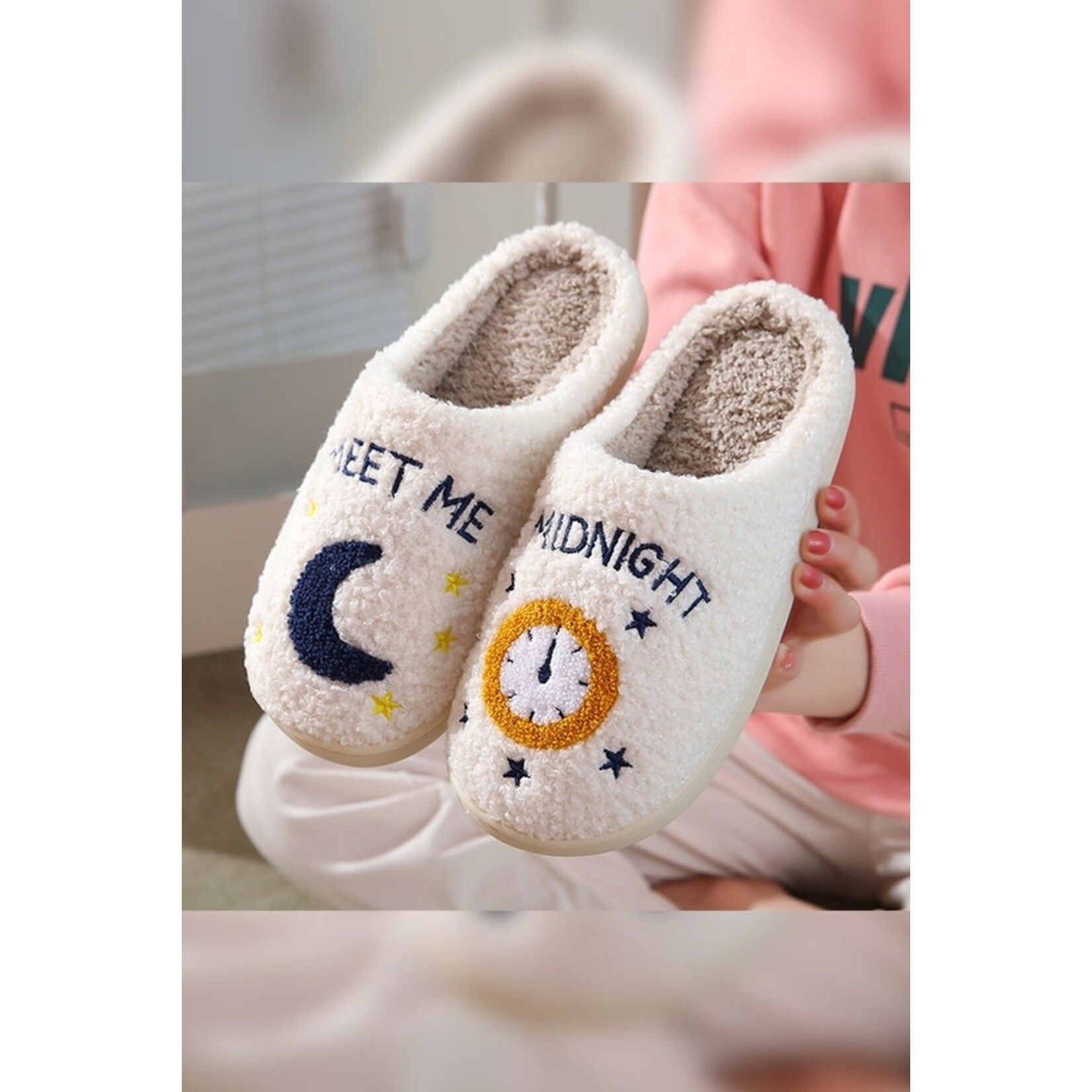 Meet Me at Midnight Fleece Slippers Taylor Swiftie