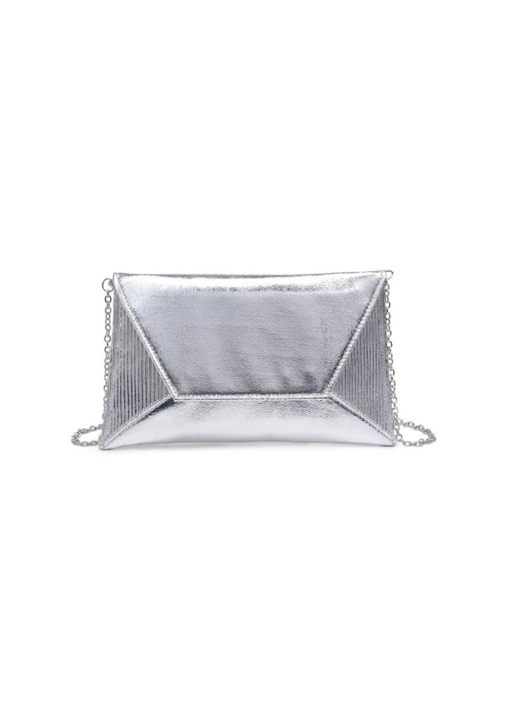 Urban Expressions Cora Silver Clutch by Urban Expressions