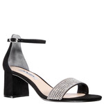 Nina Footwear Eloise True Black Glam Suede 2.25" Heel  by Nina Footwear