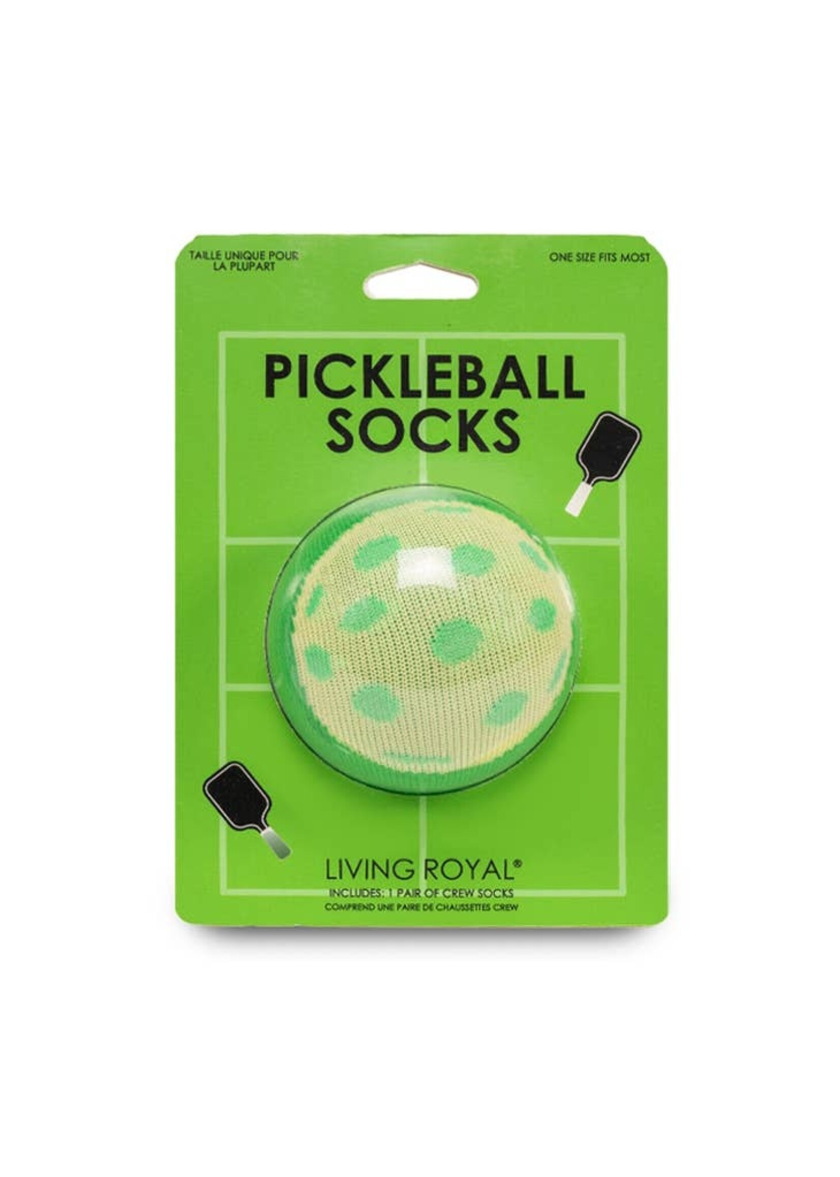 Living Royal Pickleball Crew Socks by Living Royal One Size