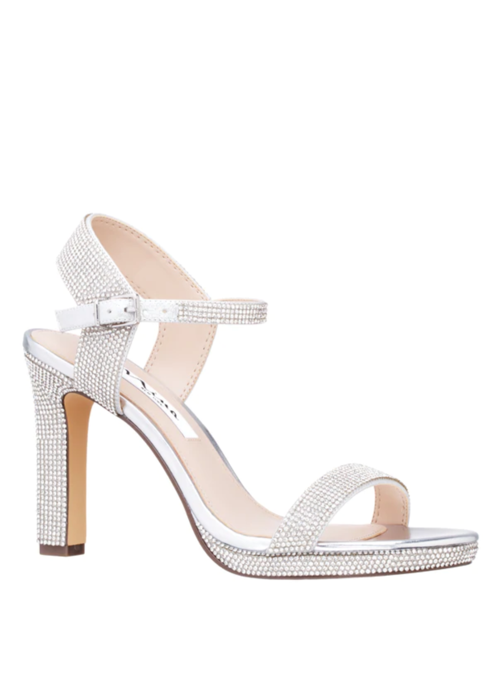 Nina Footwear Raquela True Silver Crystal by Nina