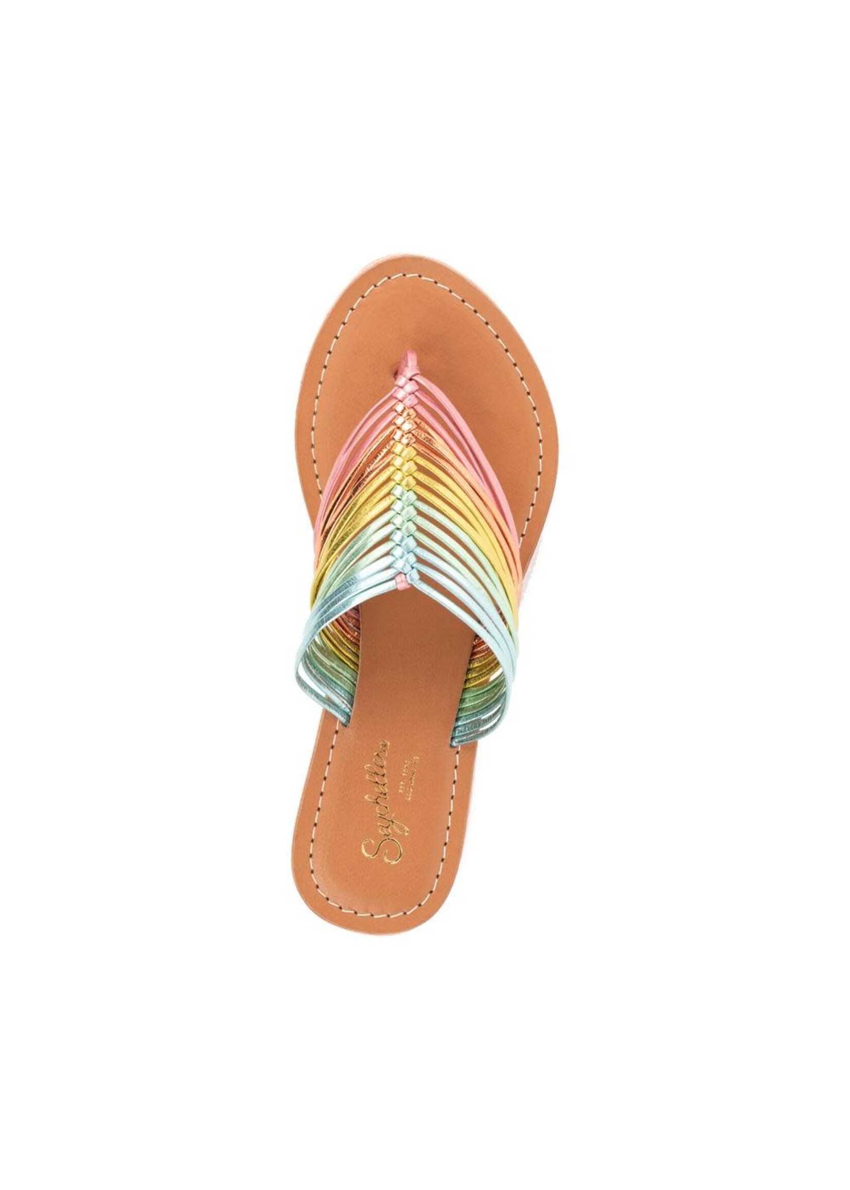 Seychelles Bright Eyed Rainbow Thong Sandal by Seychelles   Size 10 Only Final Sale