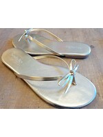 Seychelles Wish List Bow Flip Flop in Gold Metallic by Seychelles