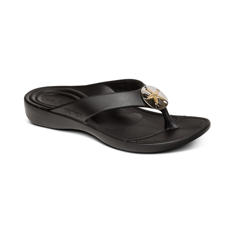 Aetrex flip flops deals
