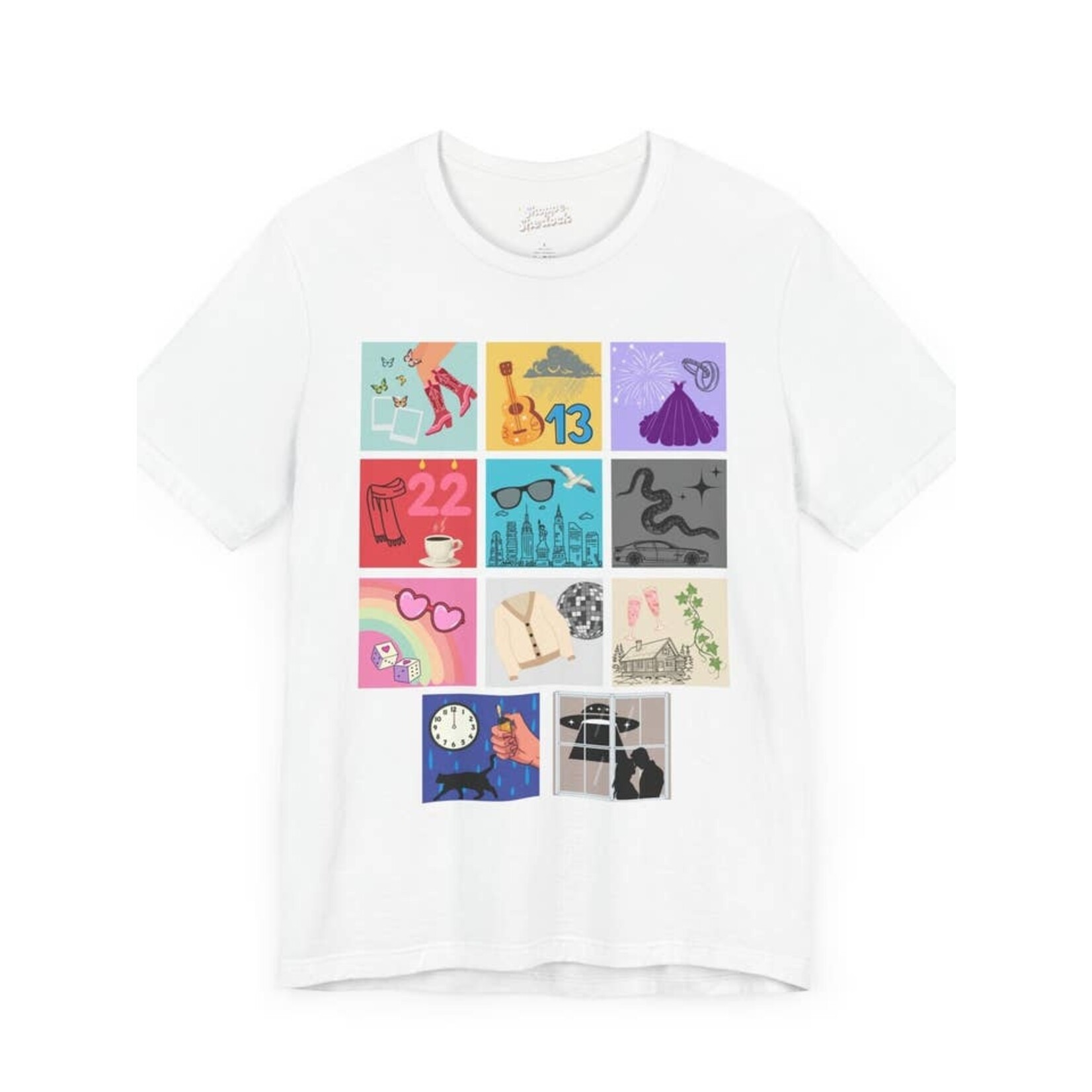 All Eras Inspired T-Shirt Taylor Swiftie TTPD