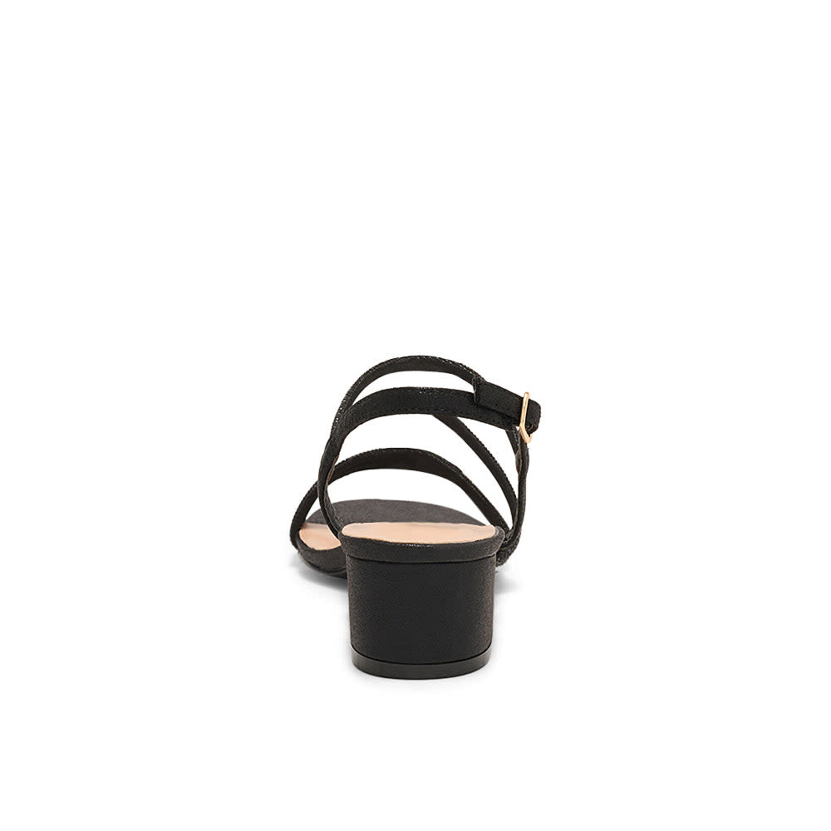 Hazel Evening Sandal in Black Shimmer  1.5" Heel