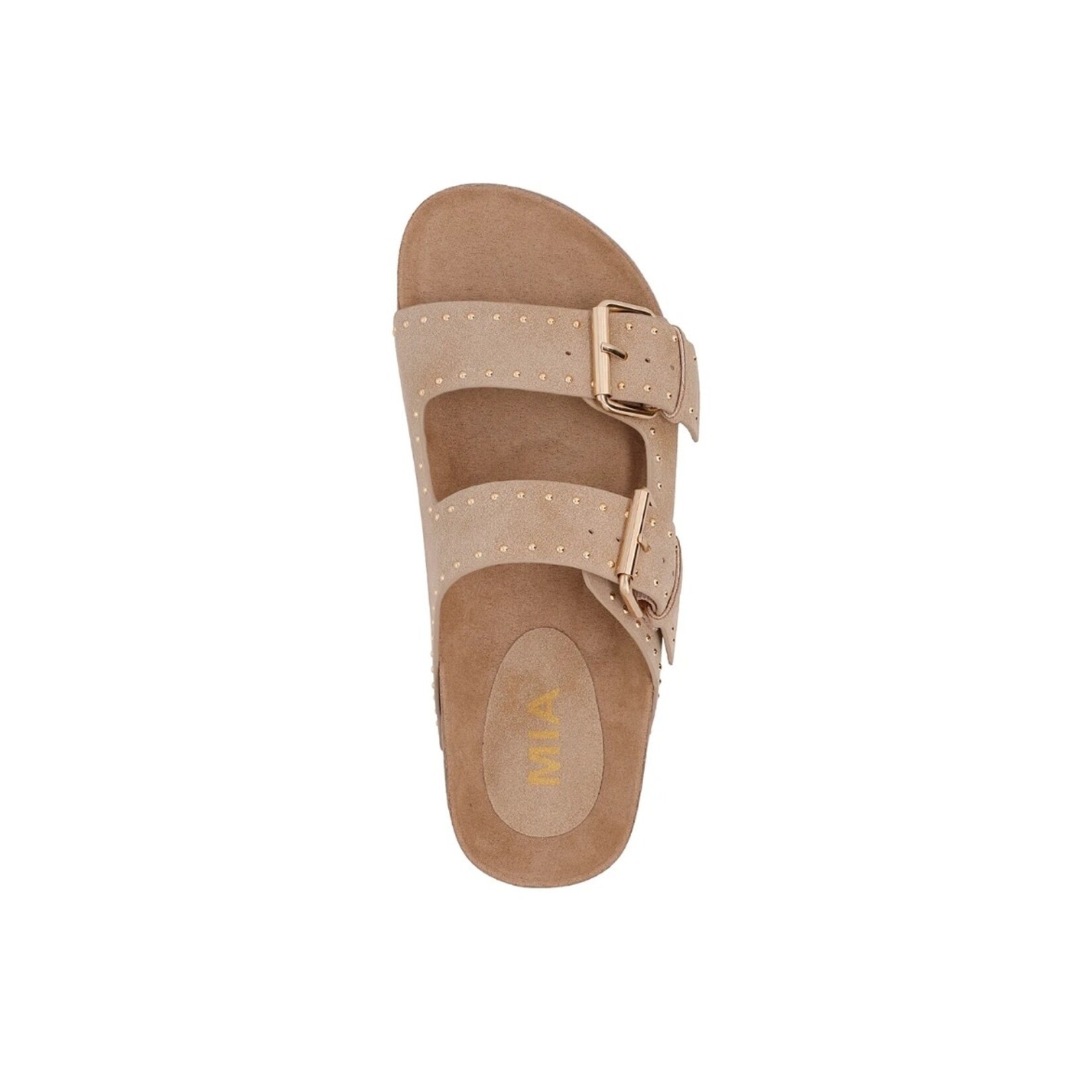 Mia Shoes Brookie Platform Sandals in Sand by Mia Footwear