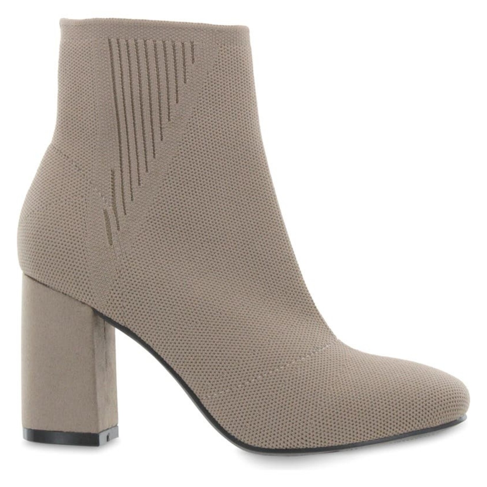 Mia Shoes Braxton Fly Knit Dark Sand Boot By Mia
