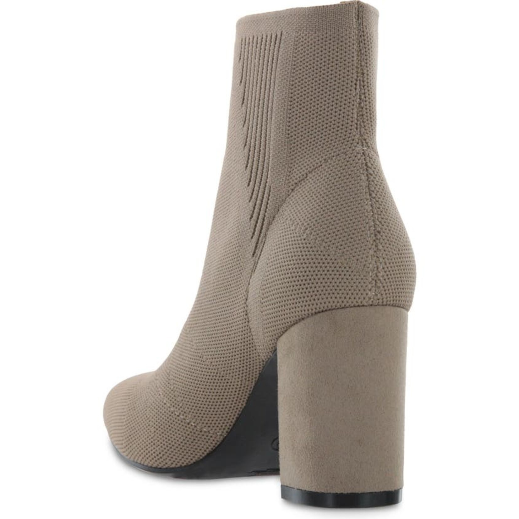 Mia Shoes Braxton Fly Knit Dark Sand Boot By Mia
