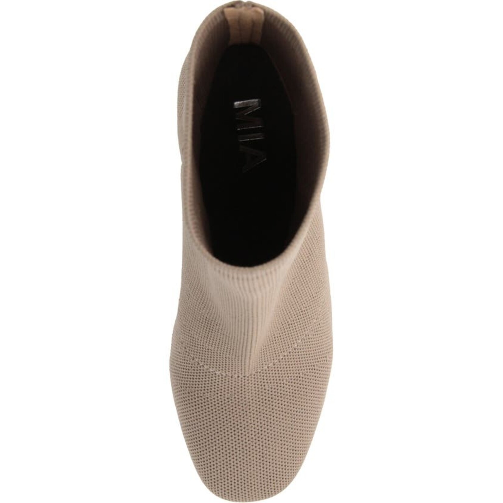 Mia Shoes Braxton Fly Knit Dark Sand Boot By Mia