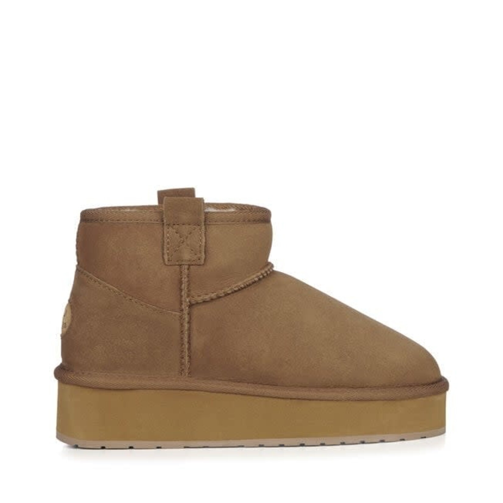 Emu Australia Foy Flatform Micro in Chestnut by EMU Water Resistant