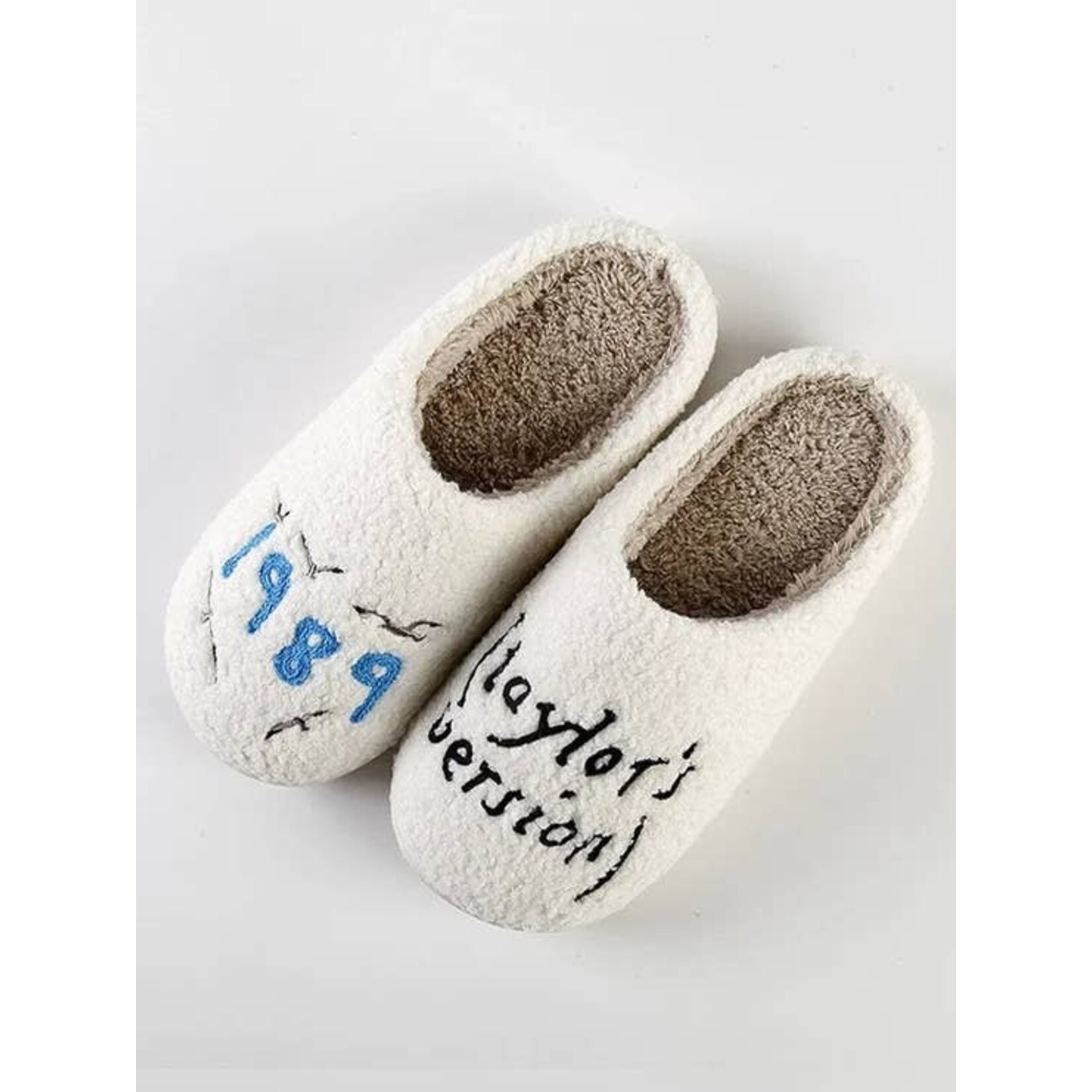 1989 Taylor's Version Fleece Slippers Taylor Swiftie
