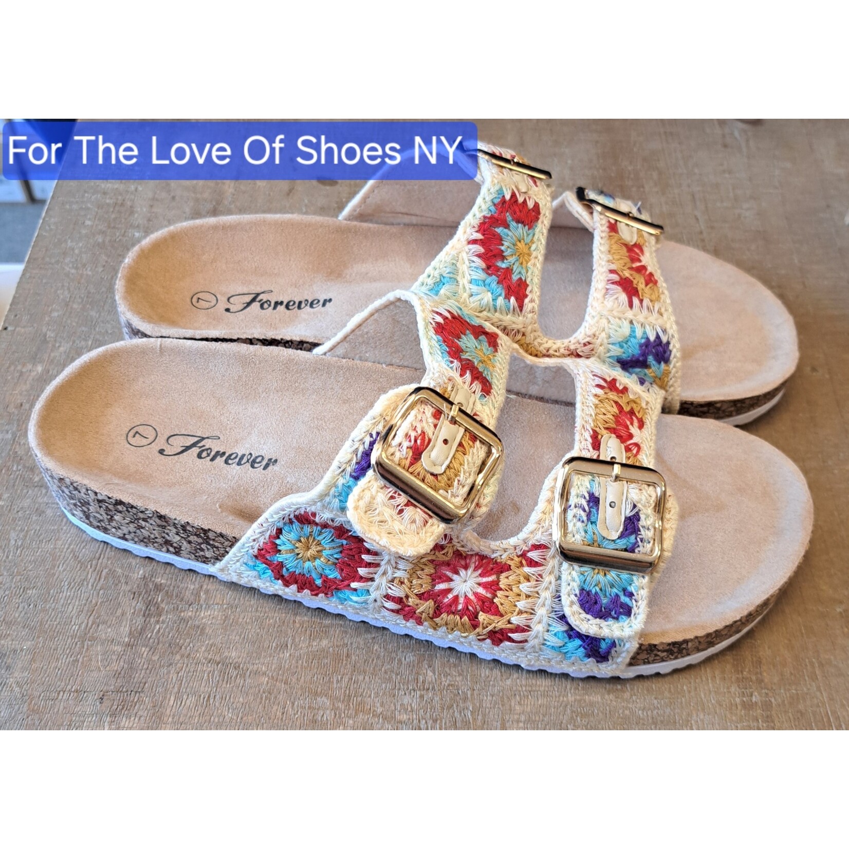 Bacon Crochet Double Buckle Slide