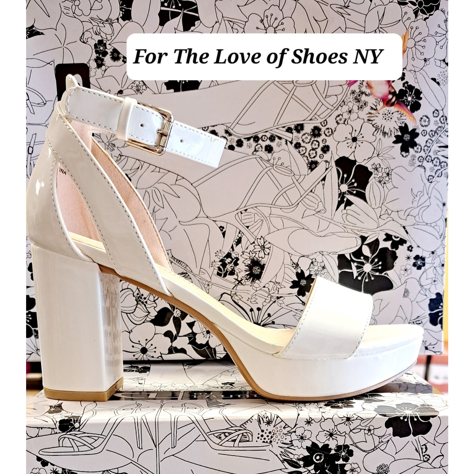 Go On White Patent CL by Chinese Laundry