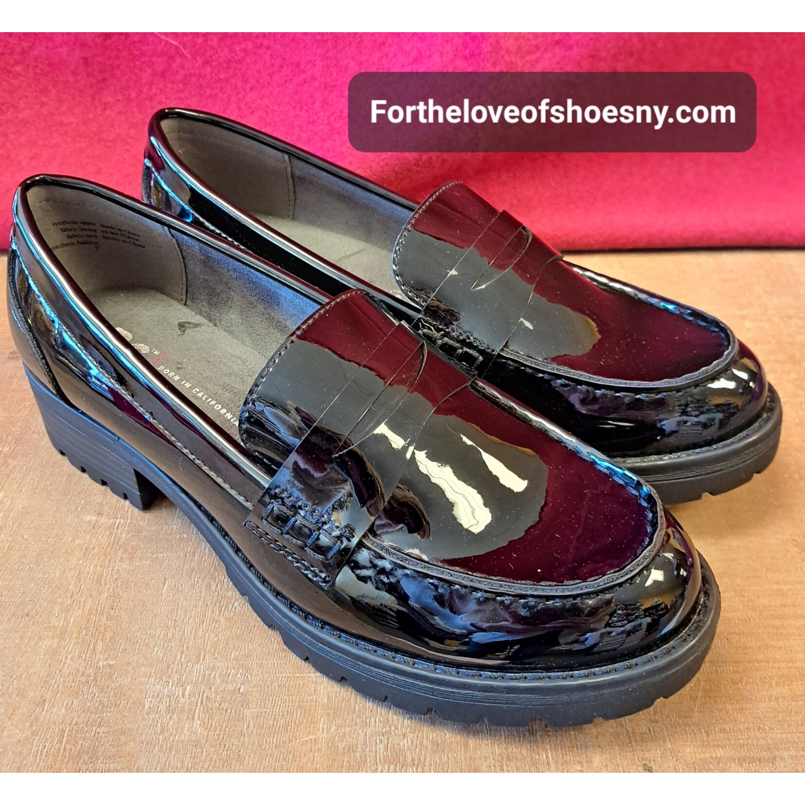 BC Footwear Roulette Black Patent by BC Born in California Vegan