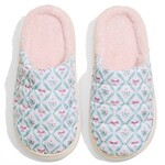 Flowers and Bows Puffer Slippers