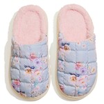 Floral Print Puffer Slippers