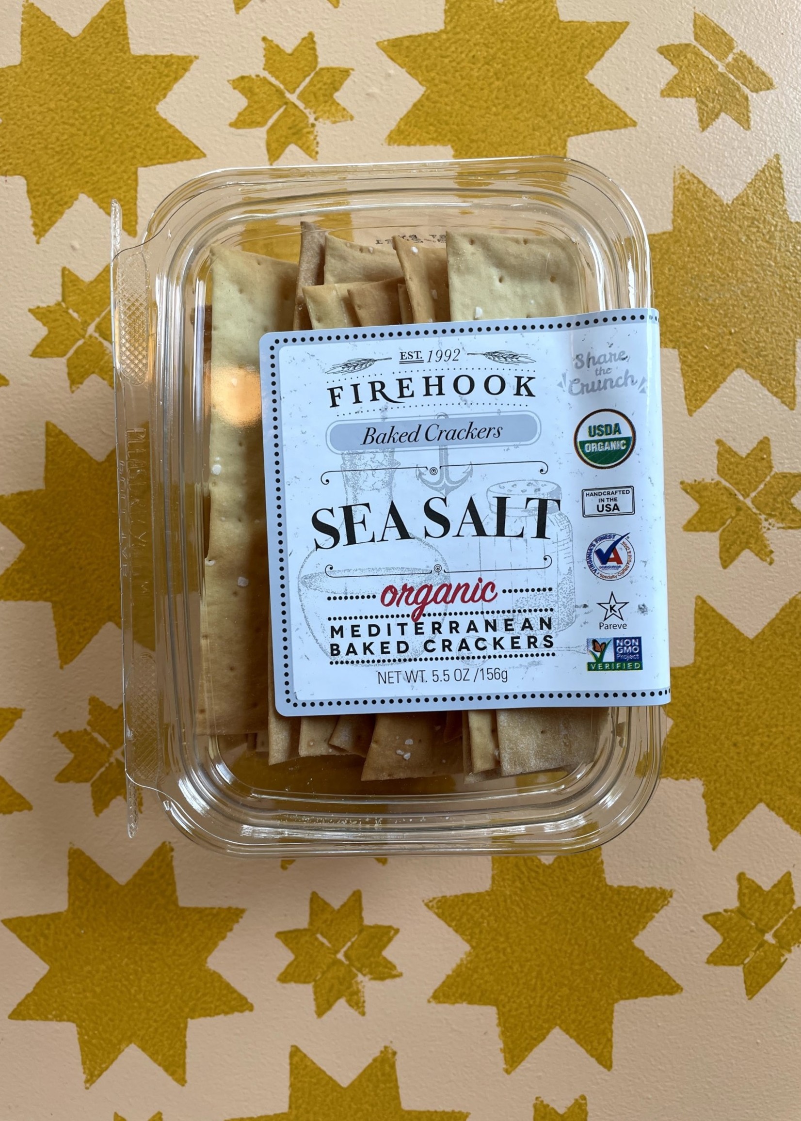 Firehook Sea Salt Crackers 8oz