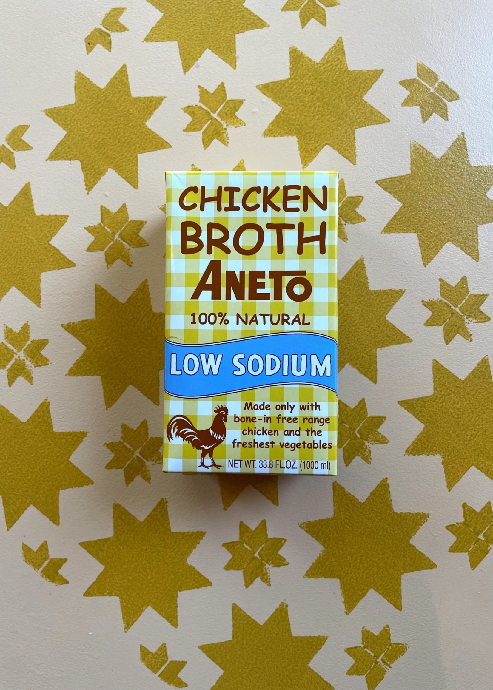 Aneto, Low Sodium Chicken Broth 33.8fl oz (1000ml)