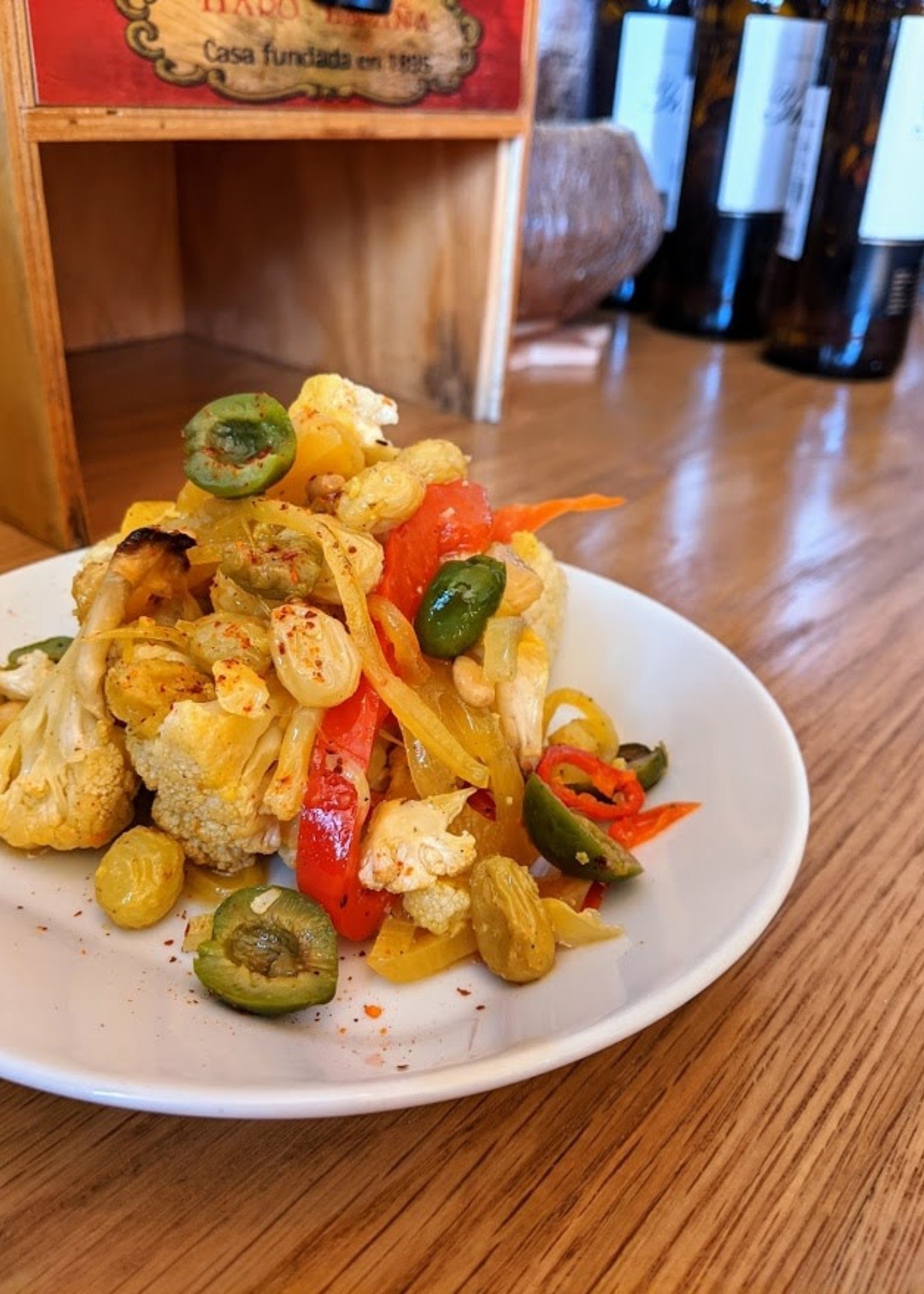 Saffron-Braised Cauliflower