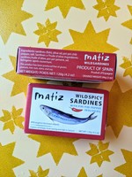 Matiz Spicy Sardines with Piri Piri Peppers in Olive Oil 4.2oz (120g)