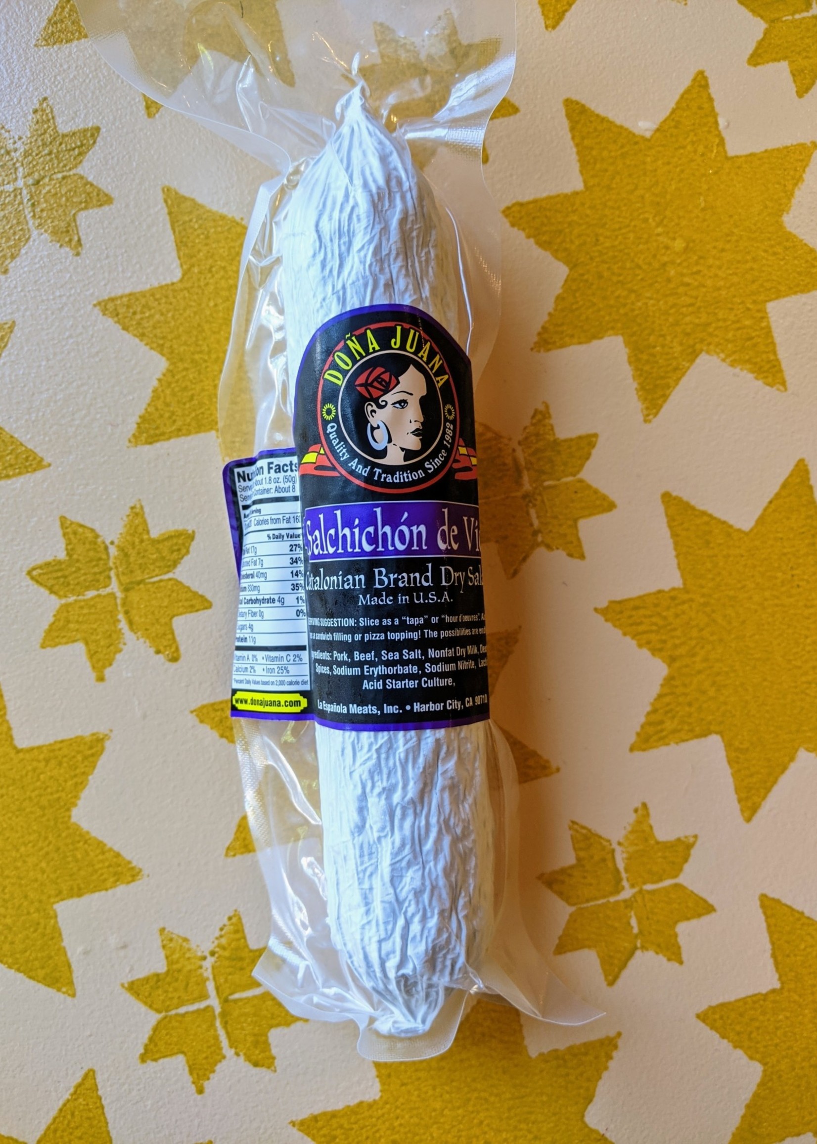 Dona Juana Salchichon Salami 14.5oz