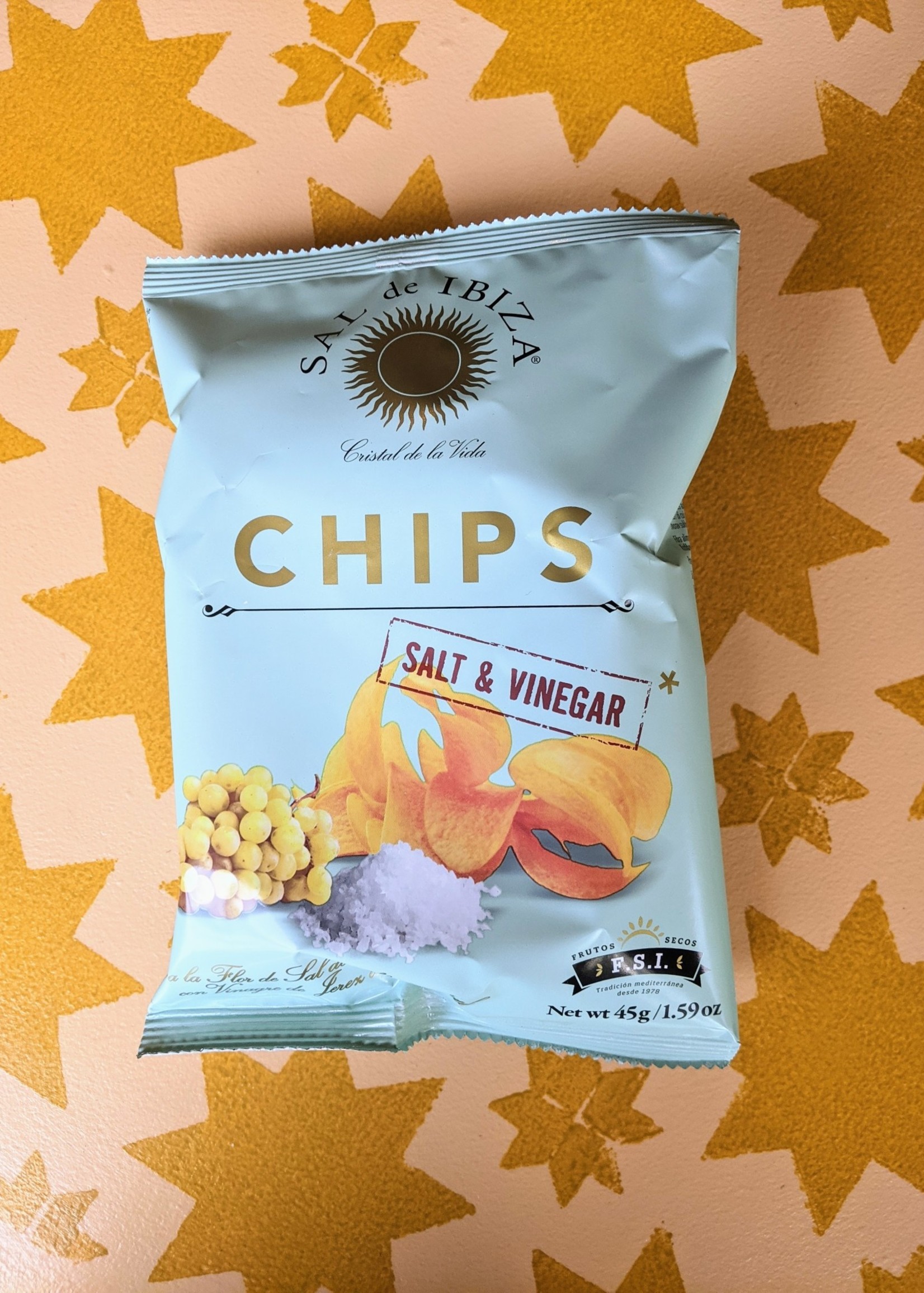 Ibiza Salt & Sherry Vinegar Chips 45g