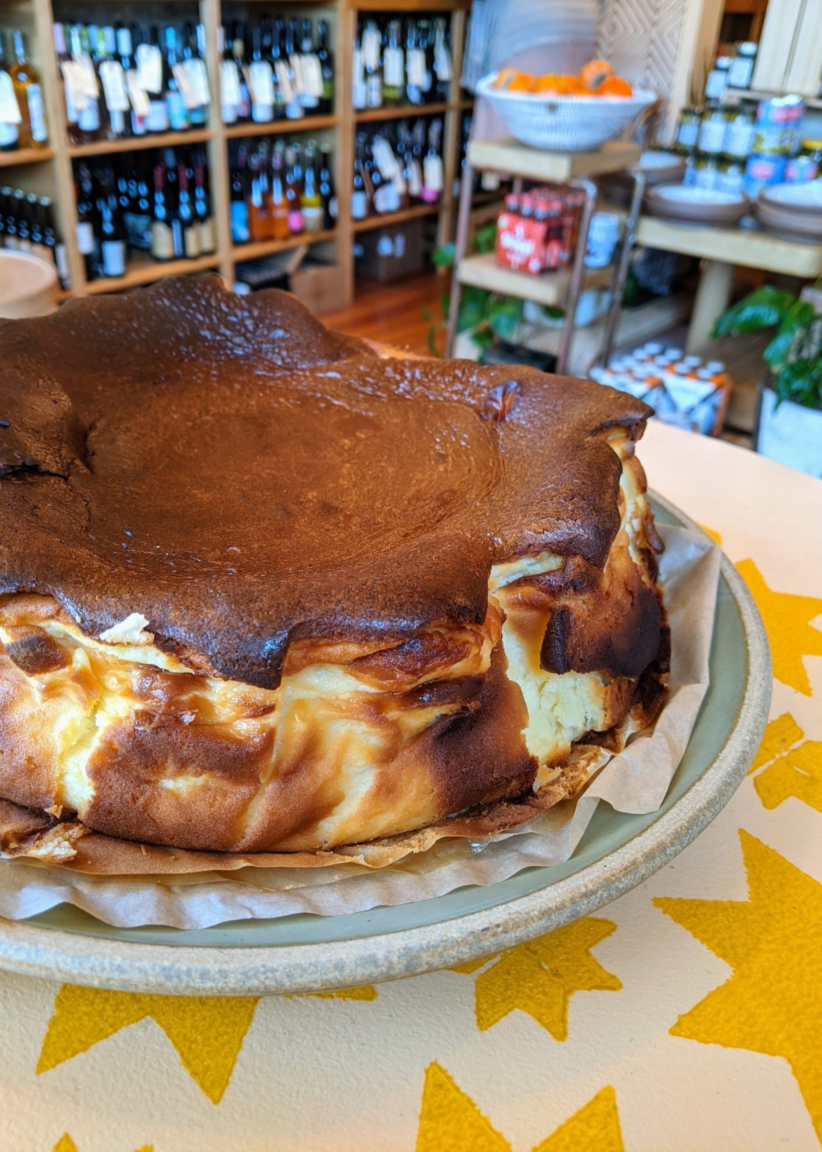 Whole Basque Cheesecake Preorder