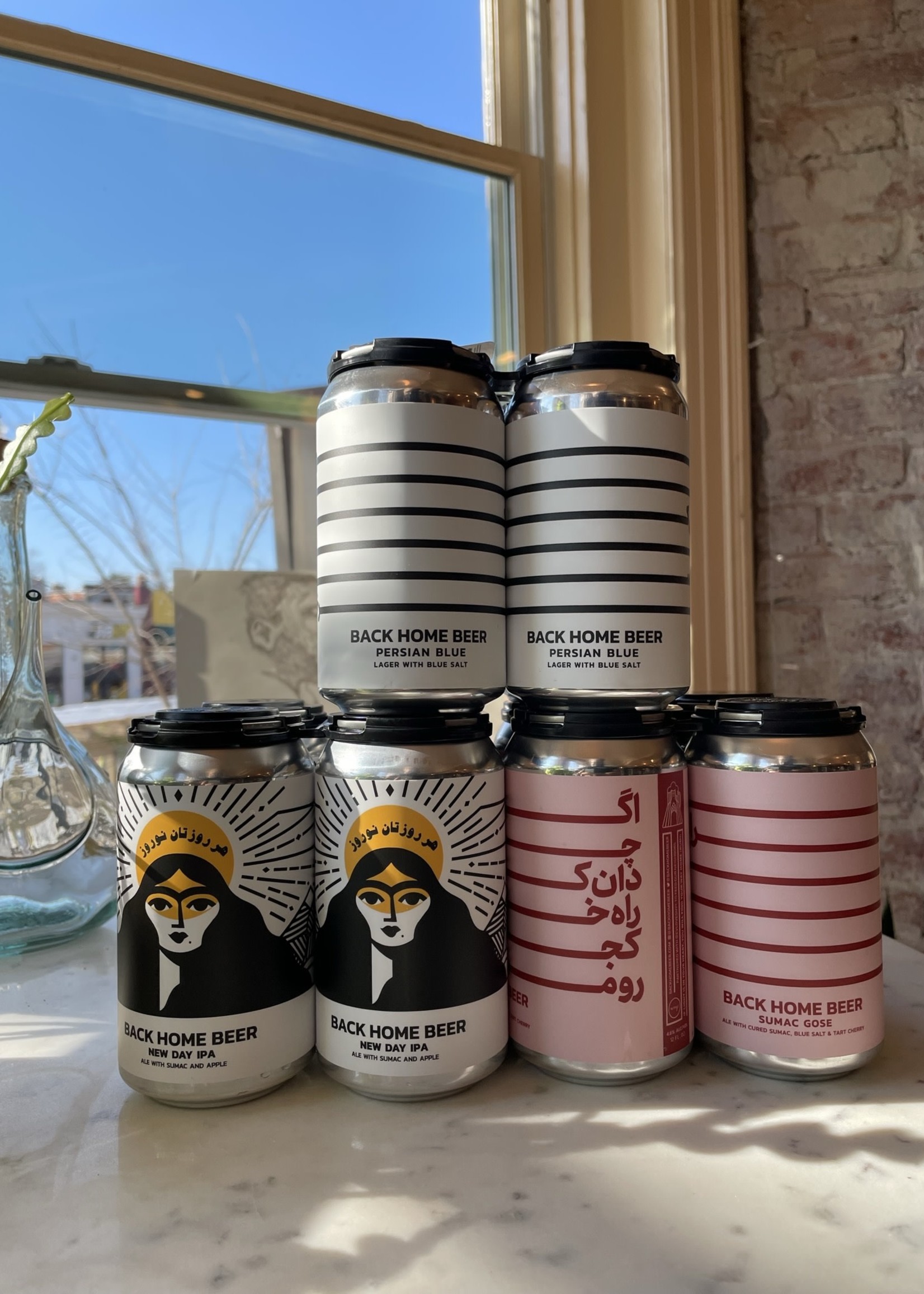 Back Home Beer Persian Blue 4-pack