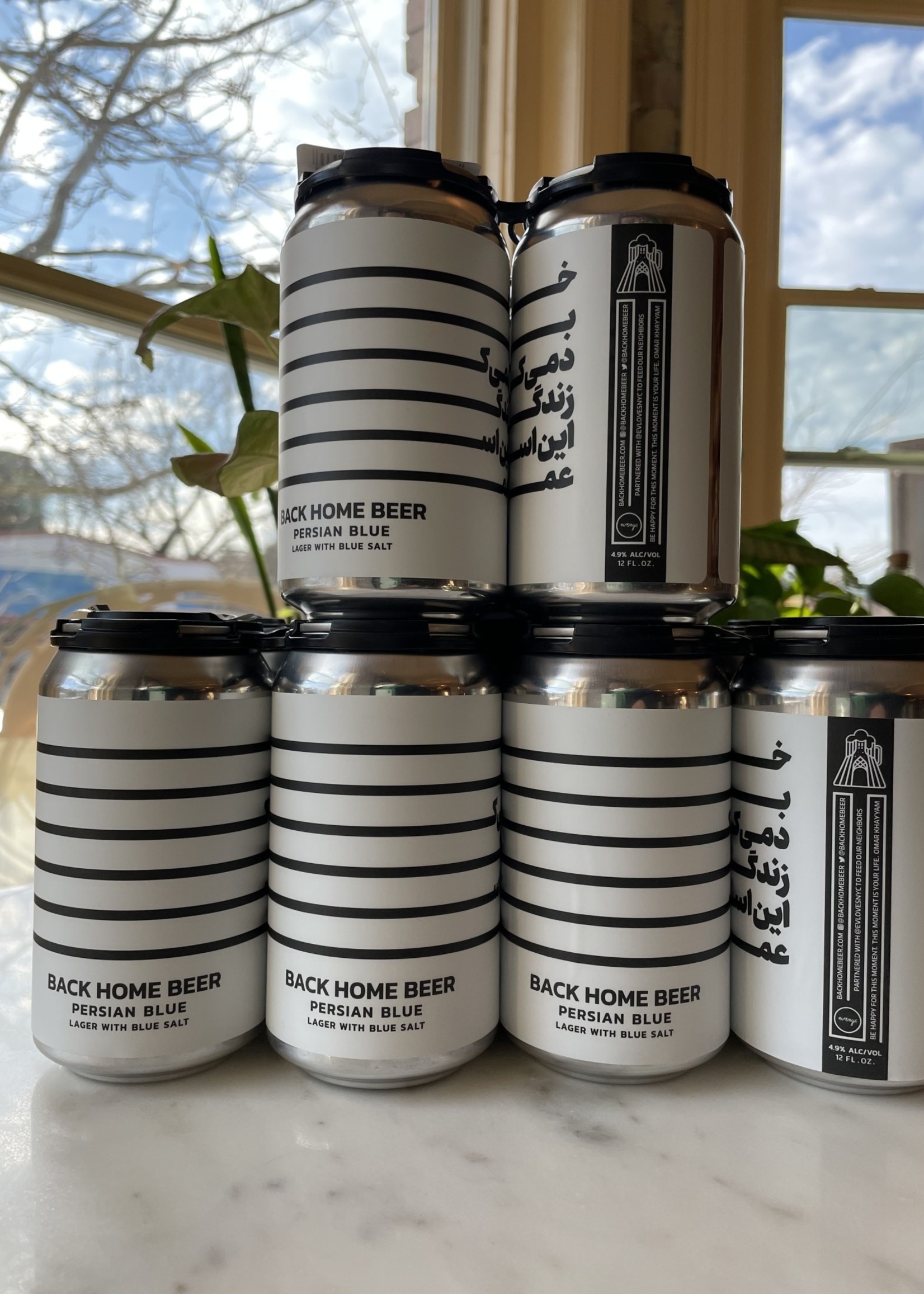 Back Home Beer Persian Blue 4-pack