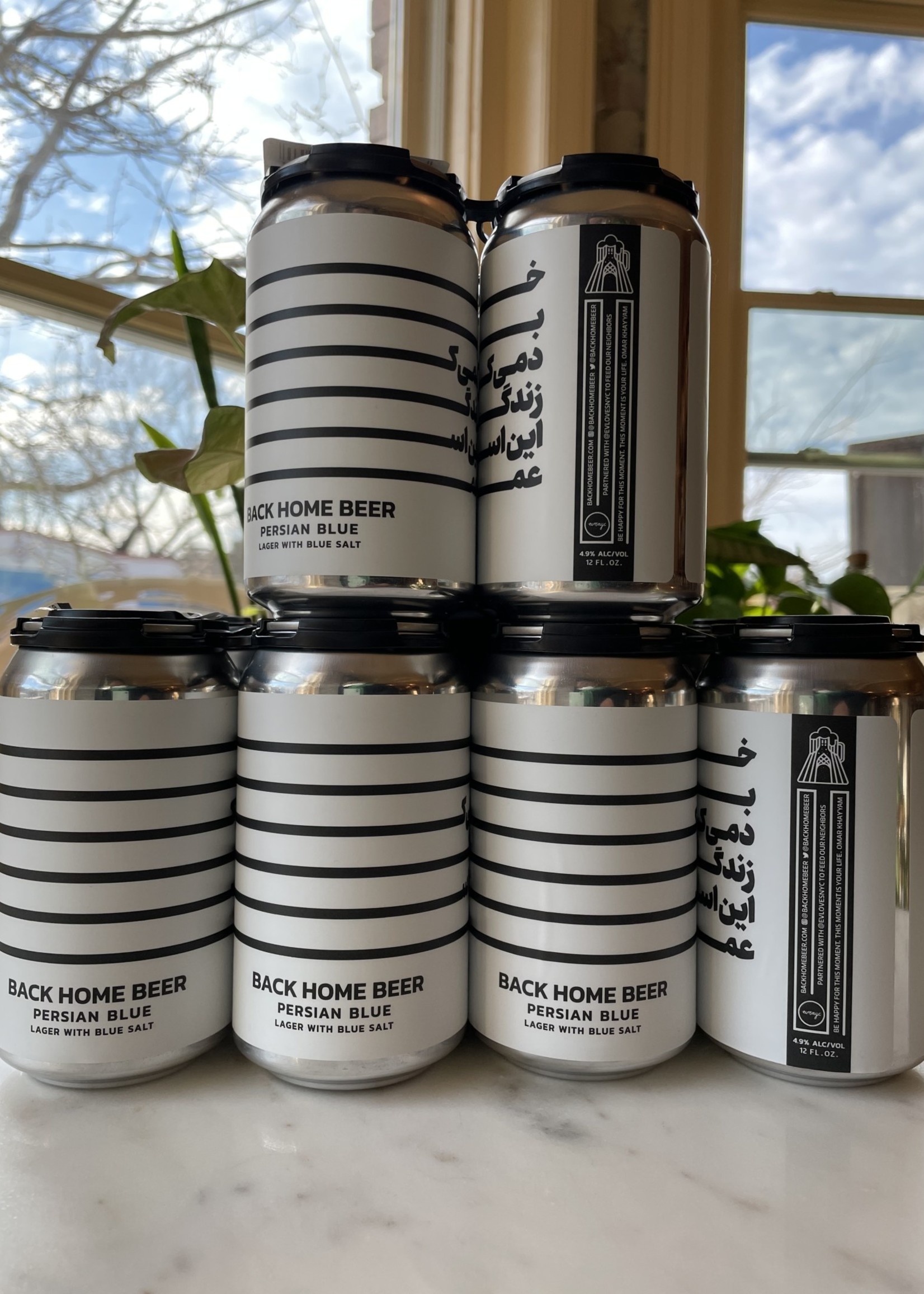 Back Home Beer Persian Blue 6-pack