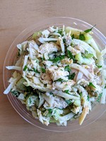 Chicken, Cabbage, Almond & Herb Salad