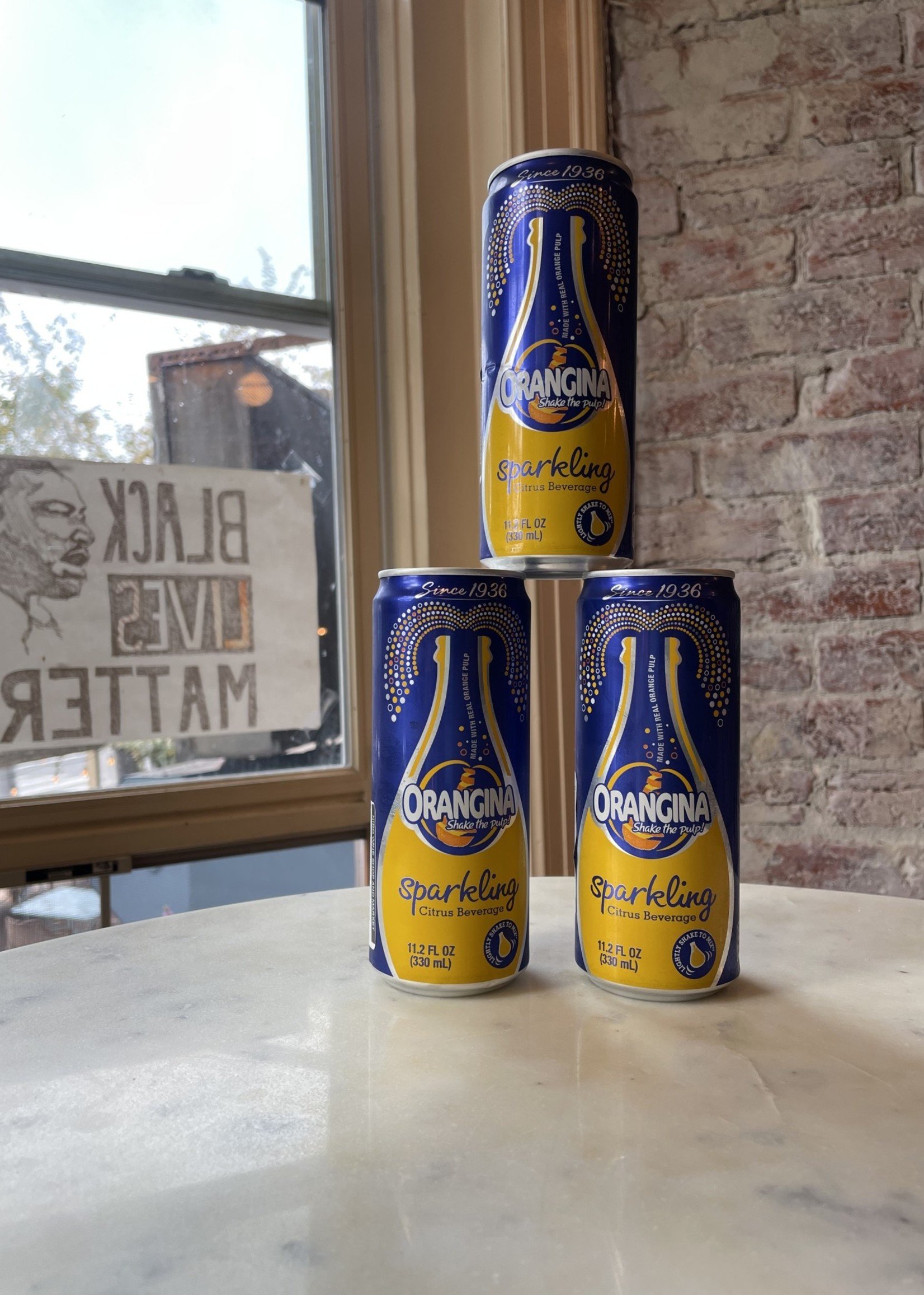 Orangina Sparkling Citrus Beverage Single Can 11.2 fl oz