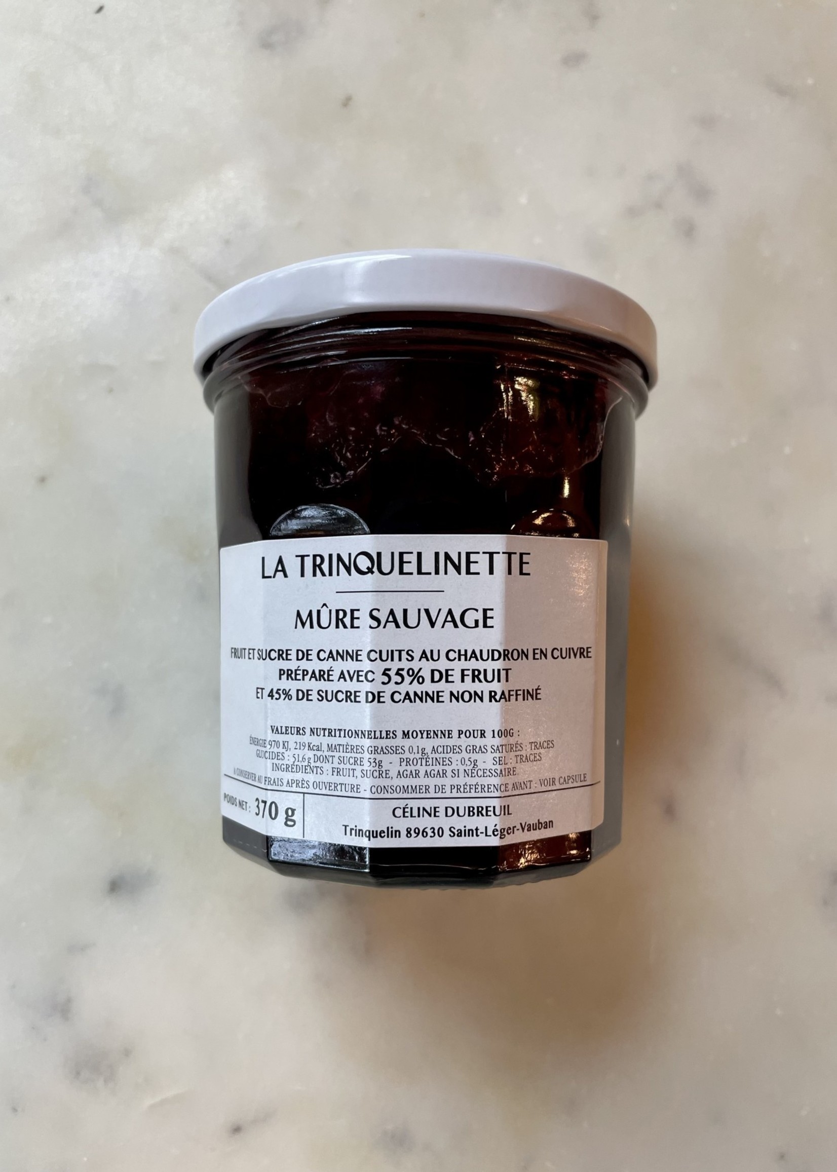 La Trinquelinette, Mûre Sauvage Wild Blackberry Jam 13.2oz