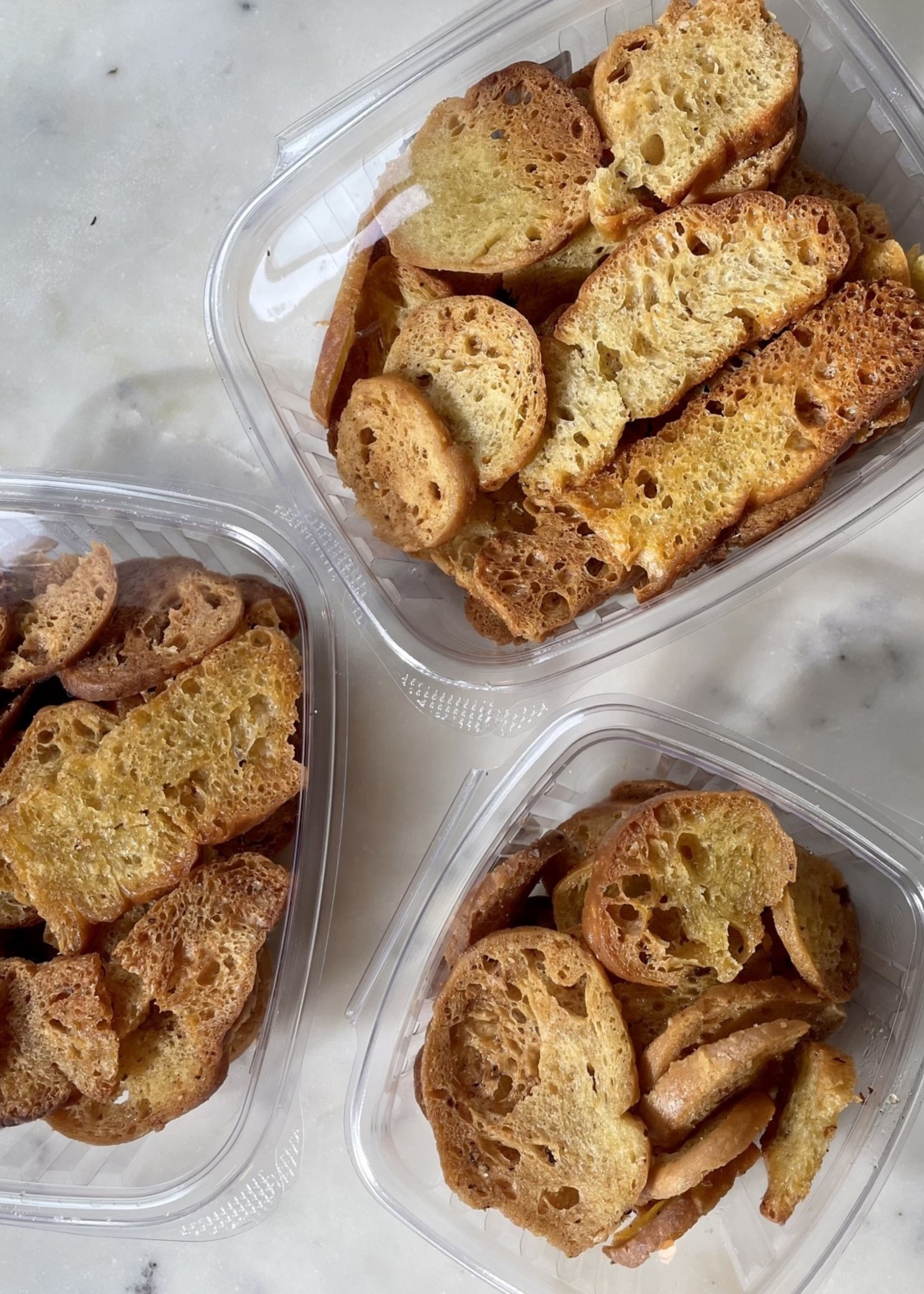 Garlic & Oregano Crostini Small
