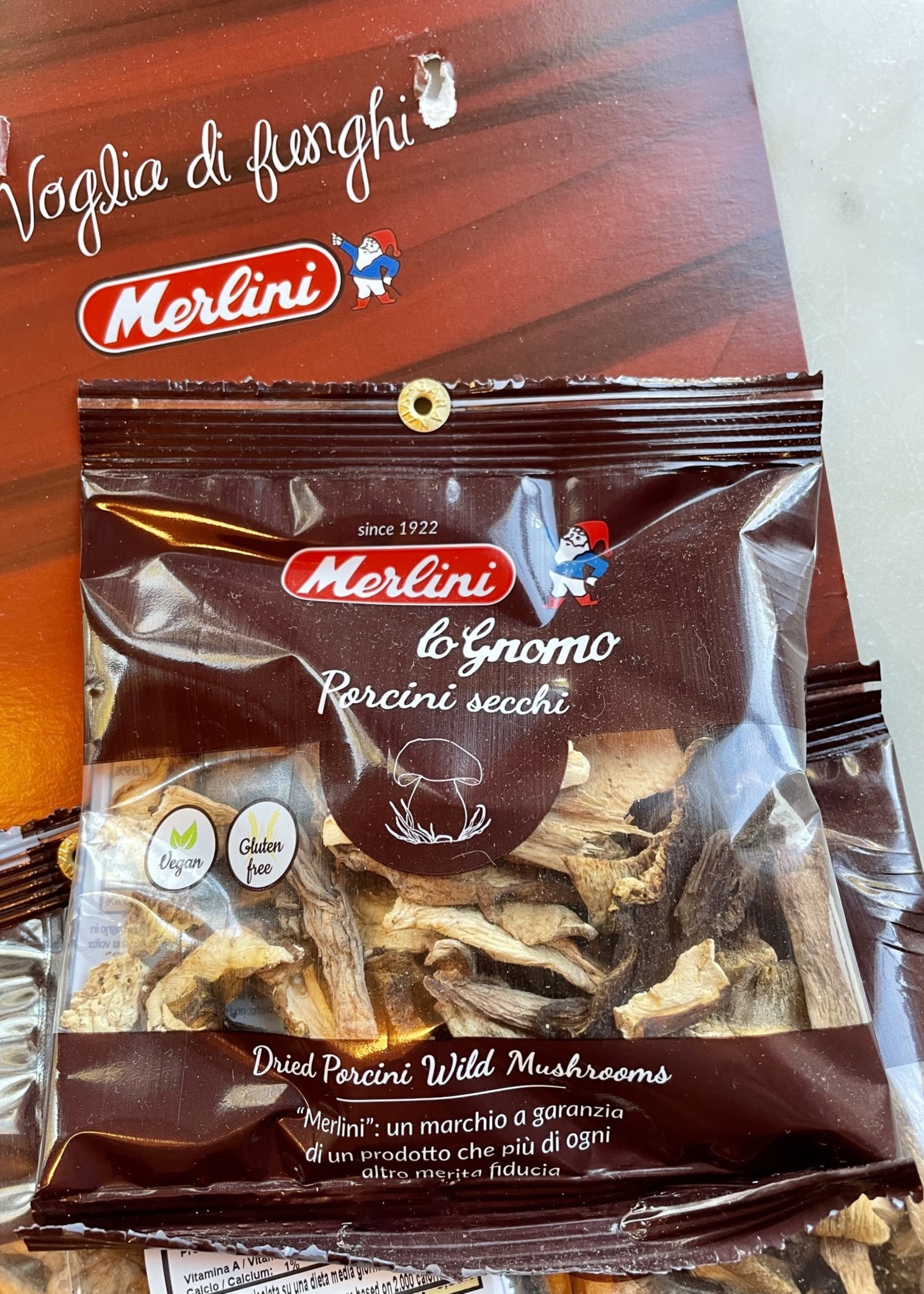 Merlini Dried Porcini Mushrooms Sachet 1oz