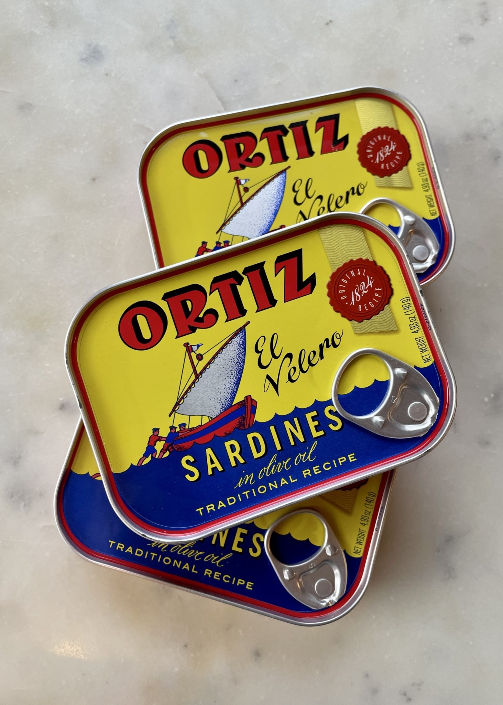 Ortiz El Velero Sardines in Olive Oil 4.93oz (140g)