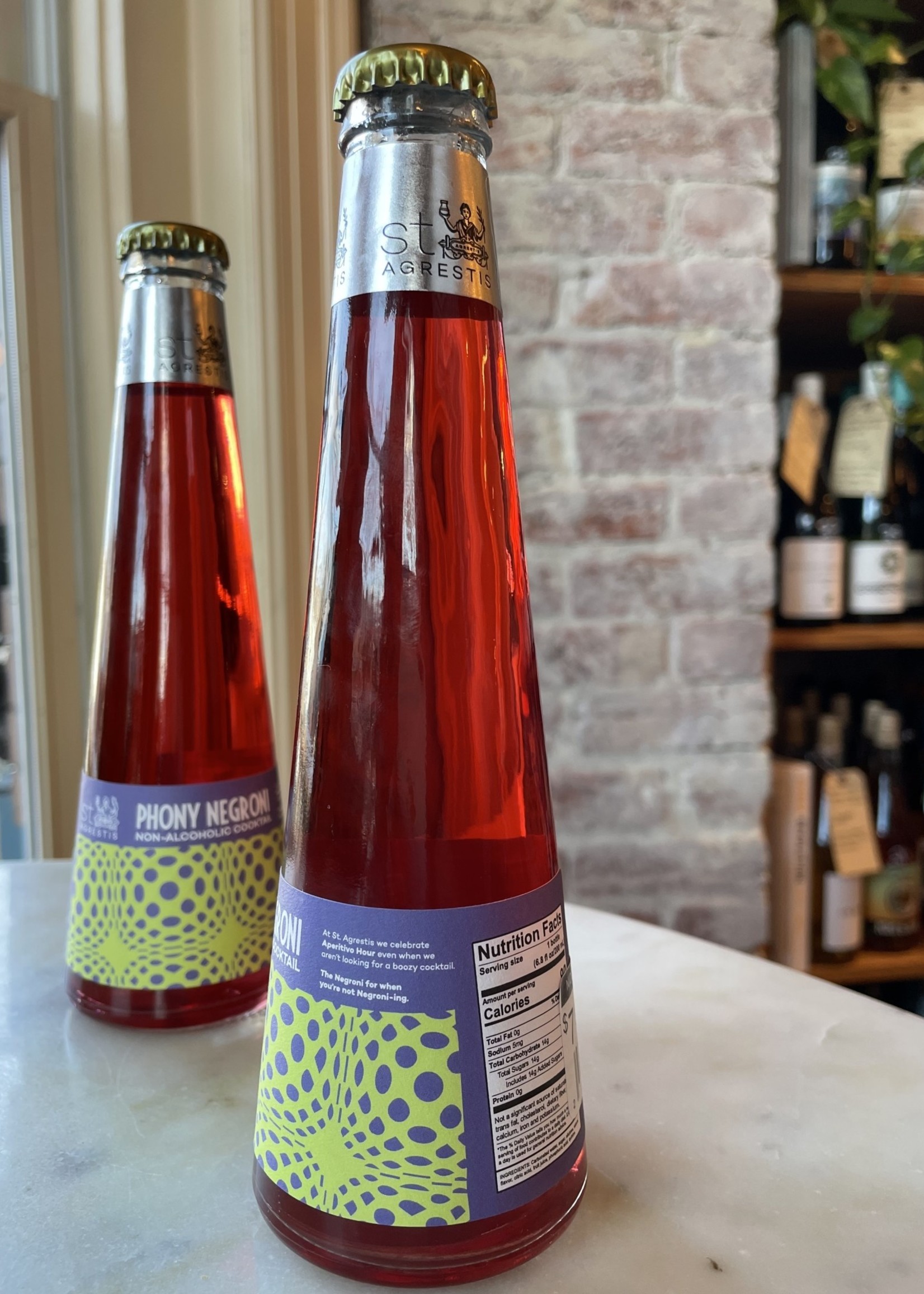 St.Agrestis Phony Negroni Non-Alcoholic Cocktail 2-Pack 6.8fl oz